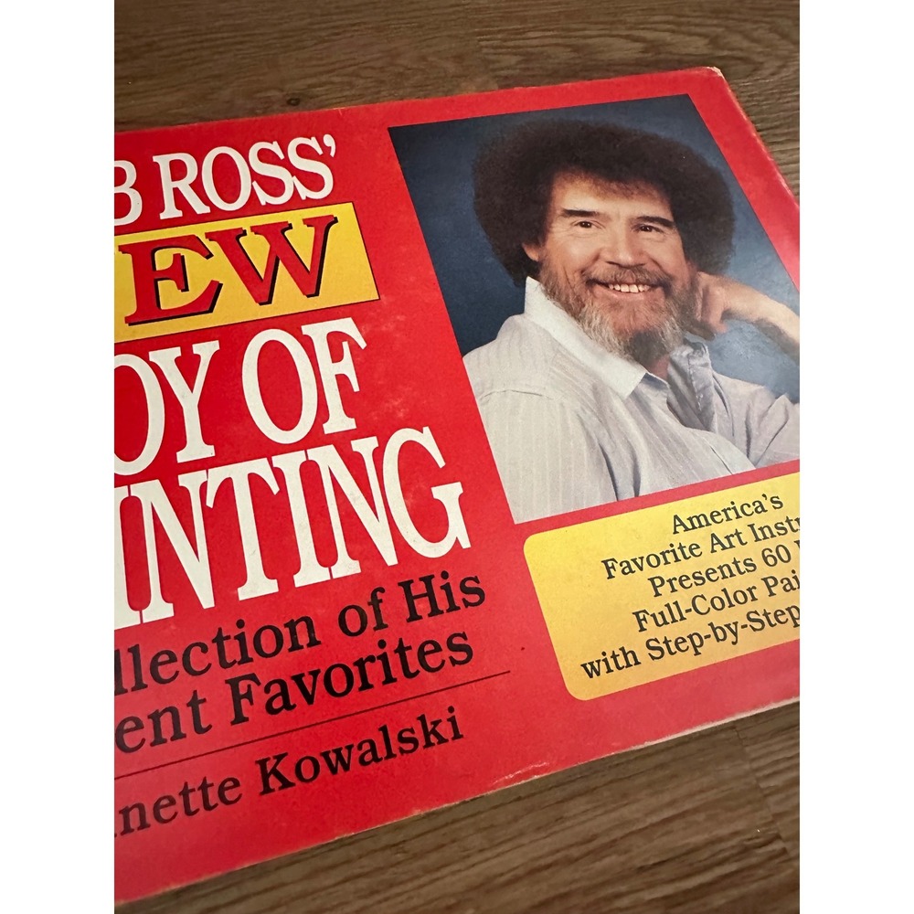 Bob Ross New Joy of Painting First Edition Hardcover Annette Kowalski 1993 Book - Picture 2 of 9